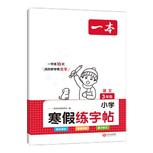 26新一本寒假练字帖 小学语文寒假阅读字帖数学口算 一二三四五六年级语文数学寒假作业练习 寒假过渡知识衔接28天打卡养成好习惯