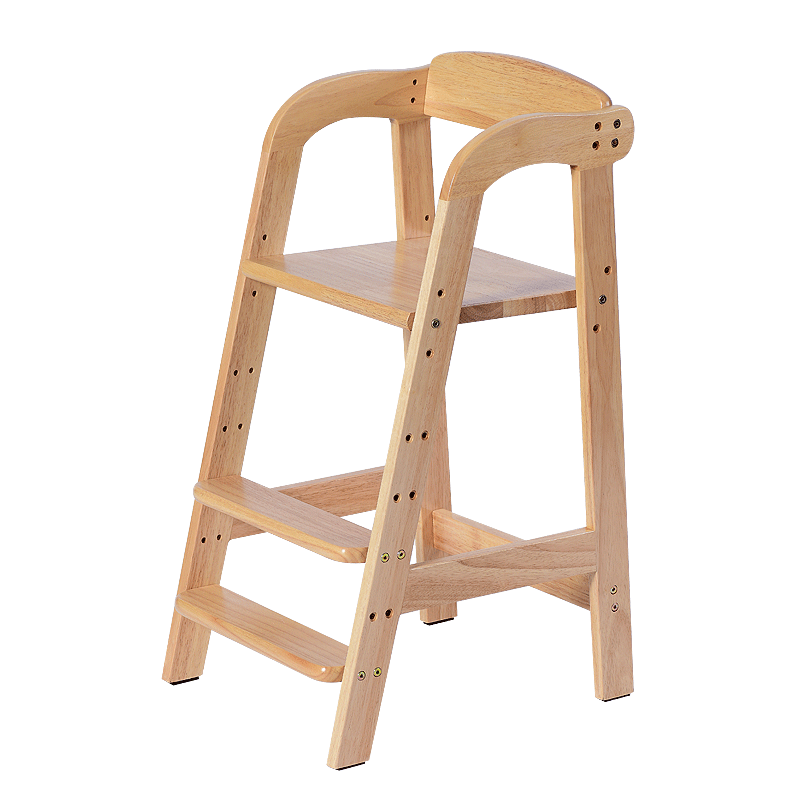2023新款儿童餐椅实木大宝宝吃饭座椅可升降家用餐桌椅子高脚凳子