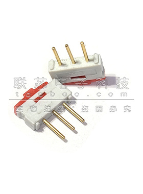 09.03201.02 3脚2档拨动开关EAO平拨滑动开关2.54mm 全新原装进口