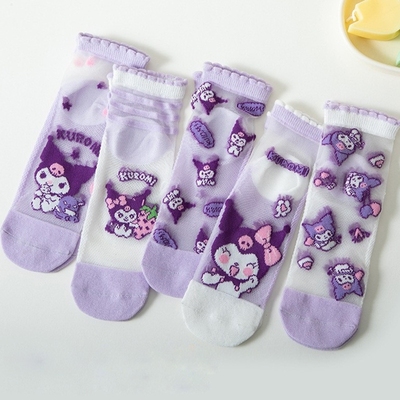 库洛米袜子夏季薄款女儿童