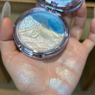 琥珀流光风~ 日照金山三拼盘高光粉水光膏提亮脸部细闪粉爆闪珠光