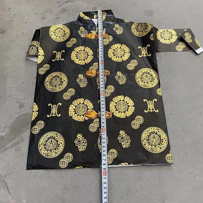 a1十月一上坟寒衣节男女士纸糊衣服鞋子大全套五七扫墓棉衣鞋纸衣