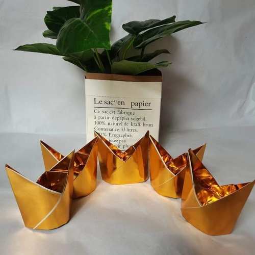 大号马蹄金官帽金半成品济公帽金箔纸批发整箱