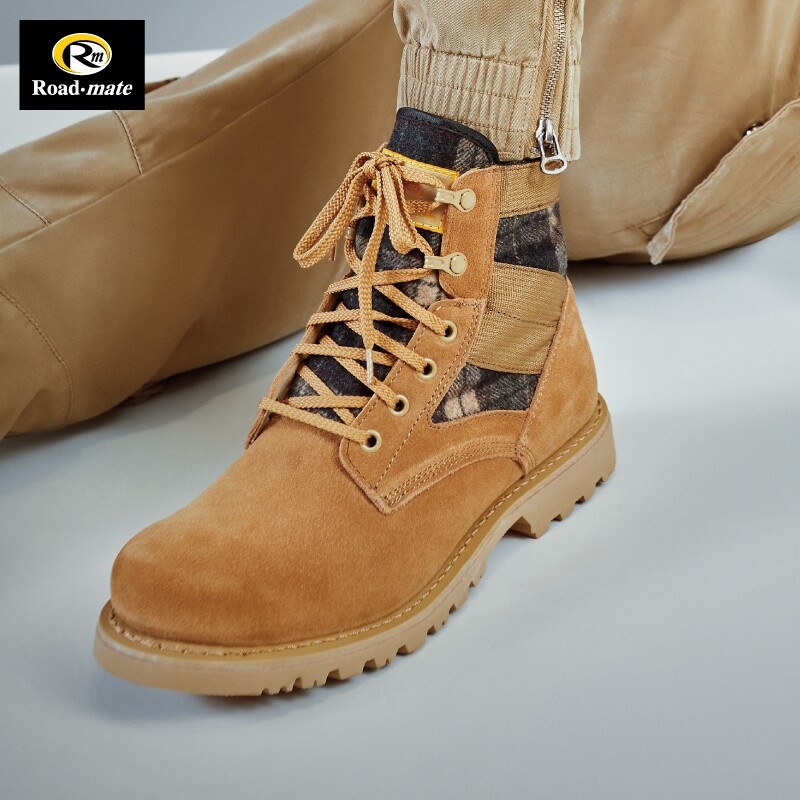 路伴牛皮透气百搭时尚沙漠靴