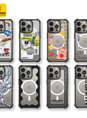 MOLAN CANO小熊相框防摔磁吸潮牌全包iphone17/16/15promax手机壳/华为mate 70