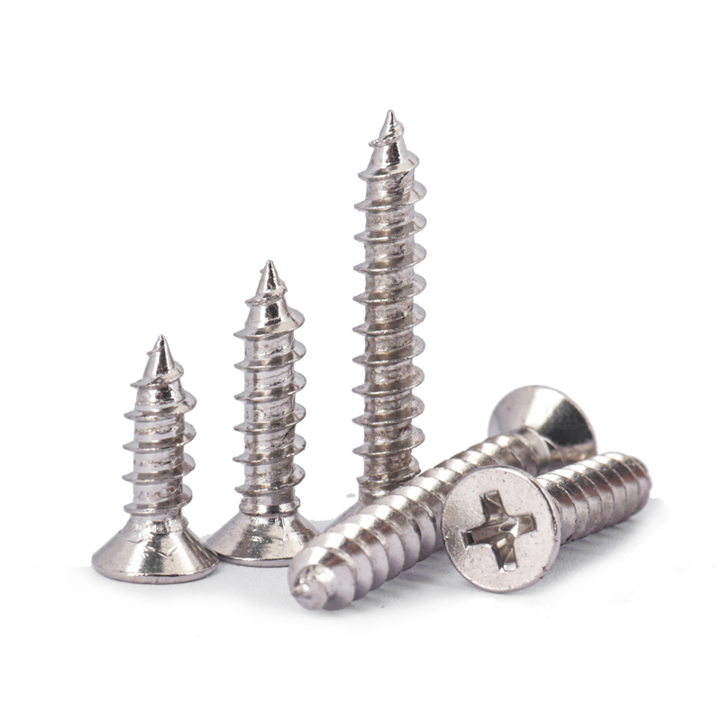 镀镍沉头汉固威碳钢自攻螺钉