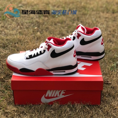 耐克NIKE FLIGHT LEGACY男子AJ4兄弟款气垫篮球鞋 BQ4212-102 100