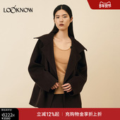 THE 双面尼高领短外套女 LOOKNOW设计师品牌2025秋冬新品 LAWN