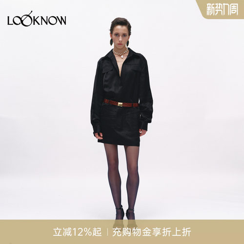 jacques wei x LOOKNOW设计师品牌2026年春夏新品珠绣衬衫连衣裙