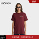 新款 SPORTY 酒红色T恤 LOOKNOW2025冬季 AND RICH