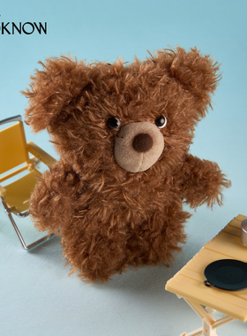 高超同款SFSG x LOOKNOW潦草小熊系列棕色小熊挂件2025冬季新品