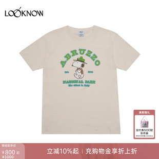 wild donkey x LOOKNOW设计师品牌2026年春夏新品史努比T恤