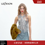 JACQUES WEI设计师品牌LOOKNOW2025年秋季 浅灰色宫廷领蕾丝背心