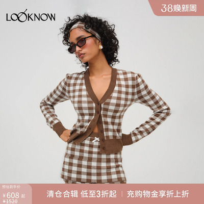 forloveandlemons格纹开衫