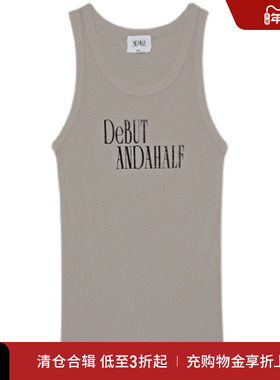 ANDAHALF设计师品牌LOOKNOW早秋新款印花长背心女