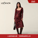 LOOKNOW设计师品牌2025年冬季 新款 Rouje 长款 收腰连衣裙