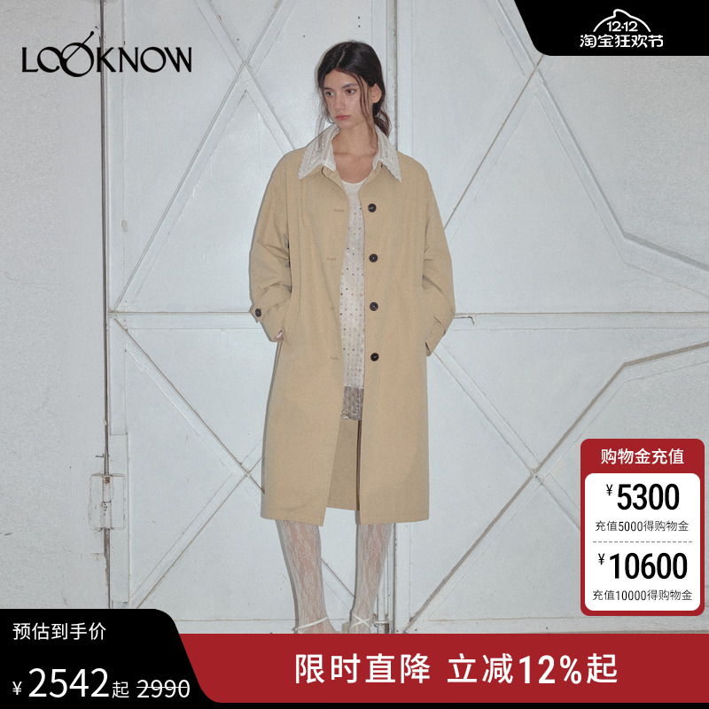 IFBYLAND镂空花卉系列风衣外套