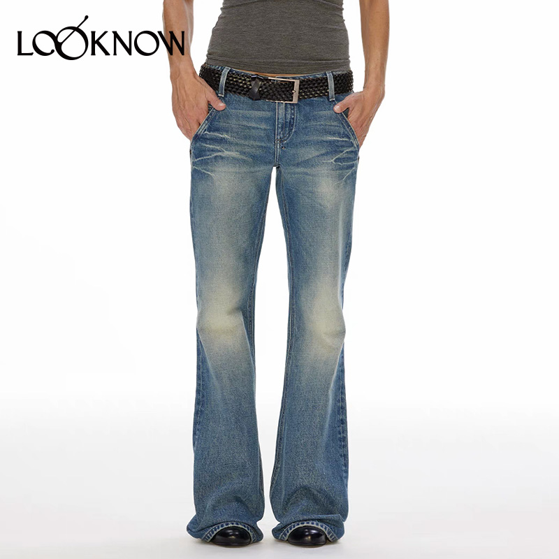 FAXCOPYEXPRESS低腰修身牛仔裤