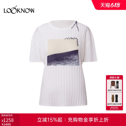 osmos x LOOKNOW设计师品牌2026春夏新品Doodle 嵌花短袖
