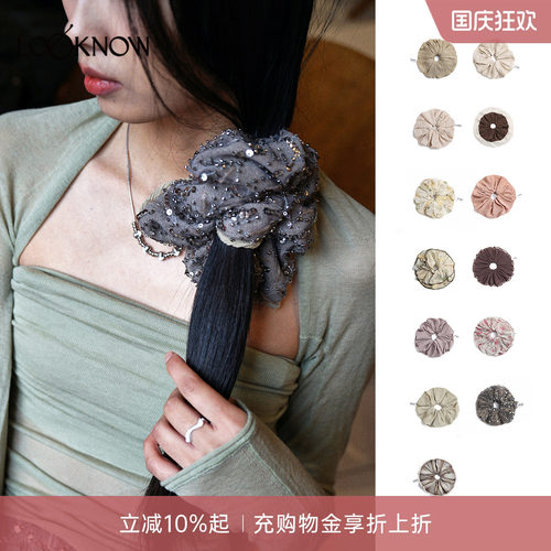 if by land x LOOKNOW2026新品法式大肠发圈头饰