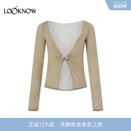 OSMOS设计师品牌LOOKNOW夏季新款双层纽结上衣