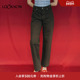 LOOKNOW设计师品牌2025秋季 新款 Rouje 棕色直筒牛仔裤 女