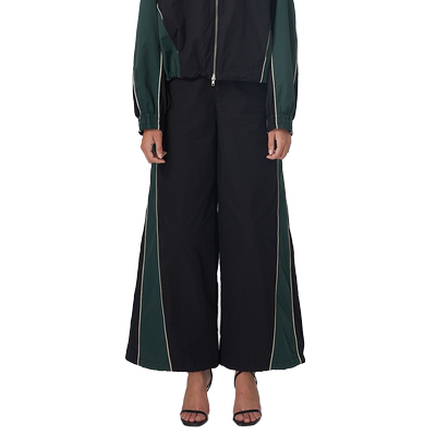 madeinnormal卡其色分割线长裤