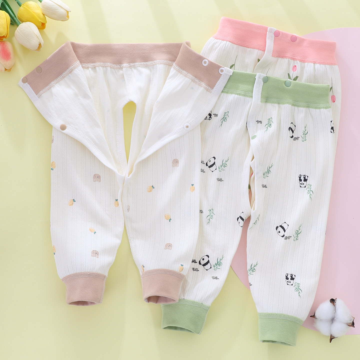 新生婴儿裤子春秋冬季纯棉男宝开裆裤小月龄女宝秋裤贴身59码外出,童装/婴儿装/亲子装,裤子,淘宝优惠券,粉丝福利购,淘宝优惠卷