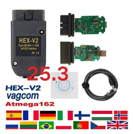 HEX V2  VCDS 25.3 ATMEGA162 5054汽车诊断 适用于大众奥迪检测