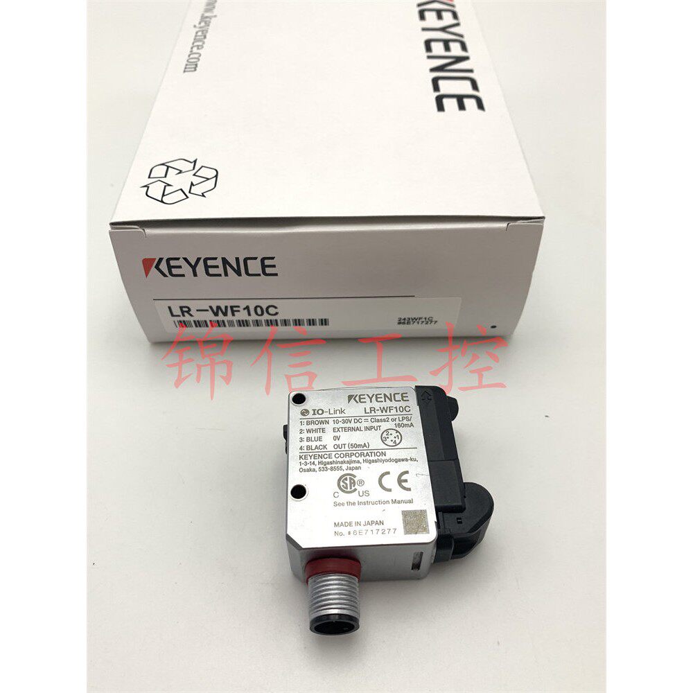 原装正品KEYENCE/基恩士LR-WF10C M12连接白色光点光纤放大器现货