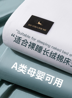 2024新款A类纯棉床笠单件全棉防尘床罩席梦思床垫保护罩防滑床套
