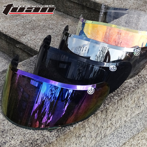电镀金红镀银TUAN途安头盔镜片