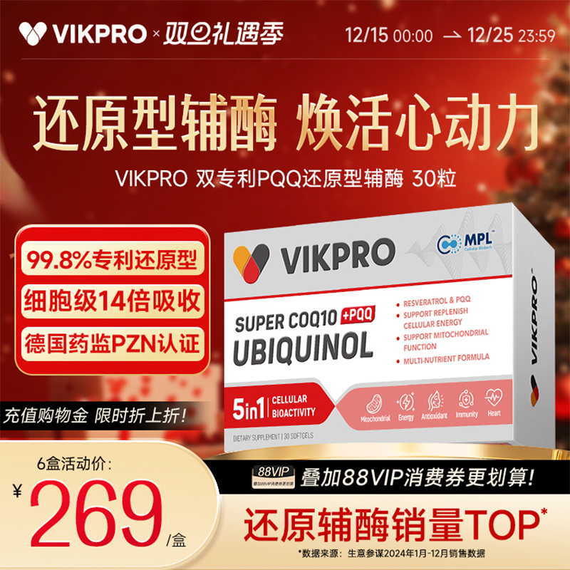 德国VIKpro辅酶q10还原型泛醇