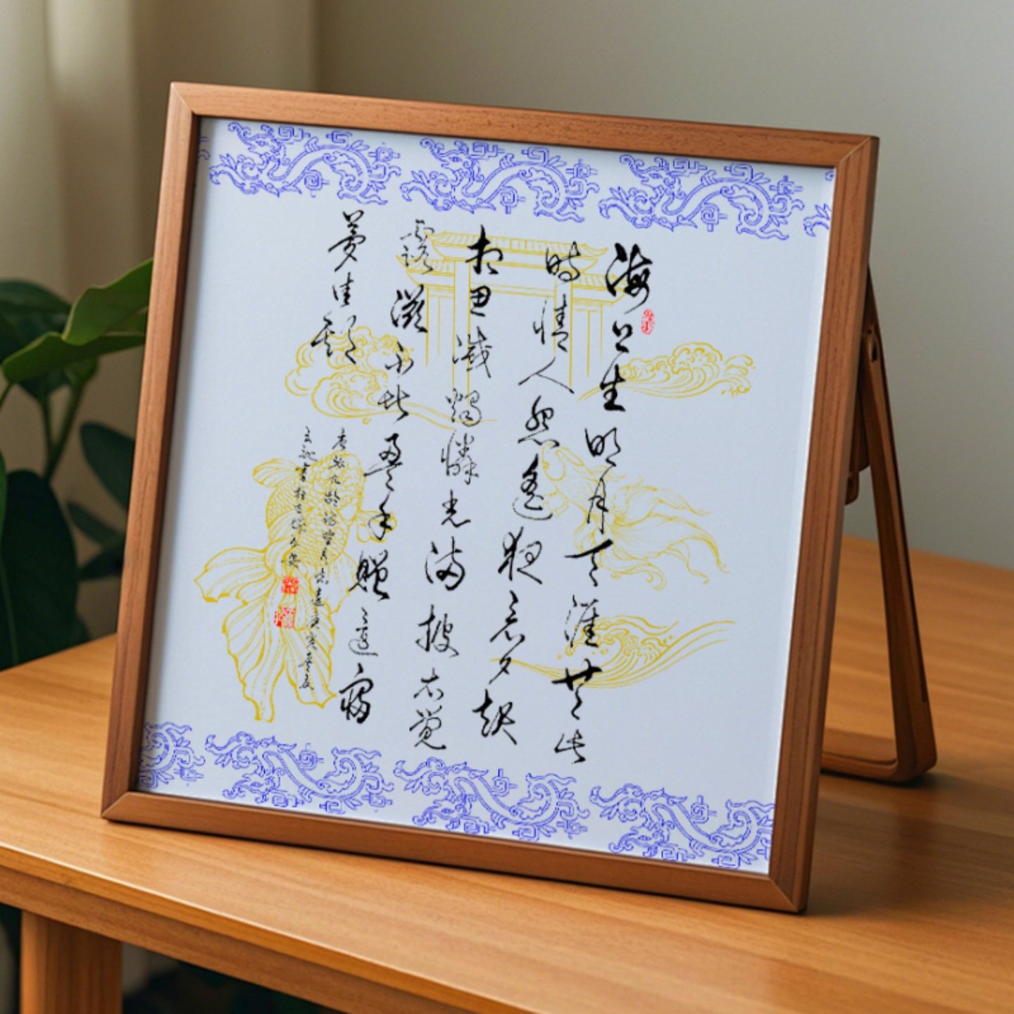 描龙纹宣纸半生半熟四尺对开特厚型70克双色长卷青瓷蓝色长卷毛笔字书法练习小楷书行书隶书创作装裱装框宣纸,文具电教/文化用品/商务用品,宣纸,淘宝优惠券,粉丝福利购,淘宝优惠卷