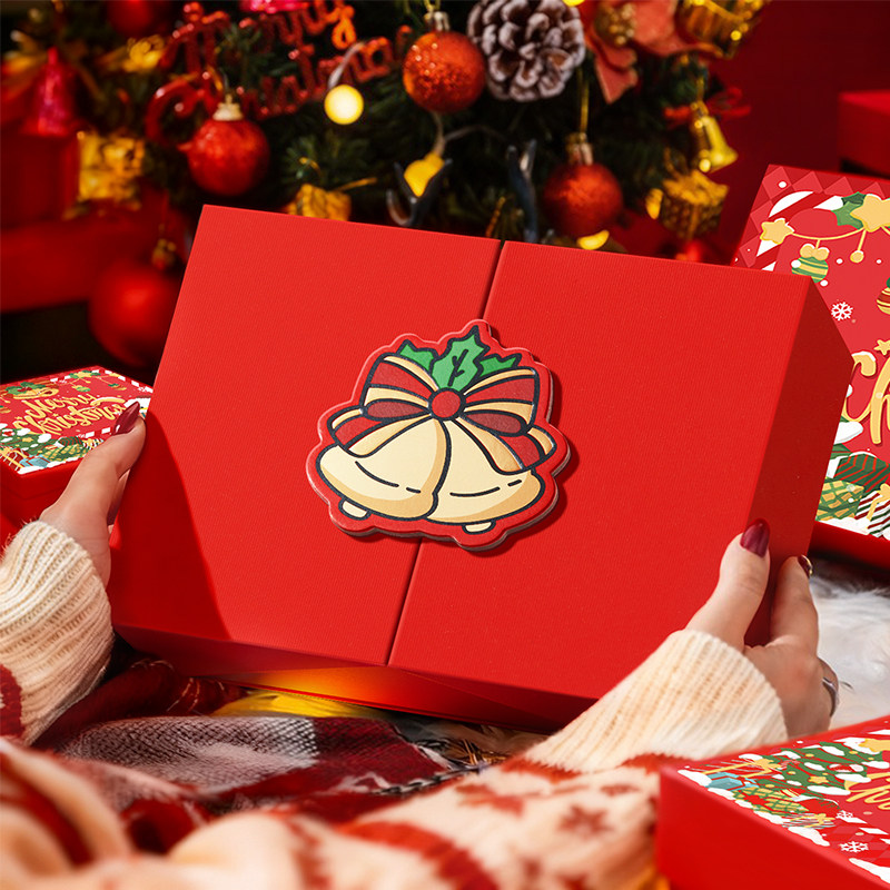 圣诞节礼物礼品盒空盒圣诞围巾礼盒新年毛衣空盒圣诞礼物盒大号男