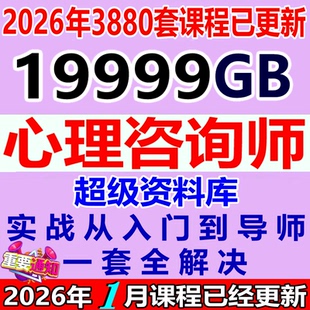 心理咨询师合集精神分析技能疗法案例督导基础入门培训音视频课程