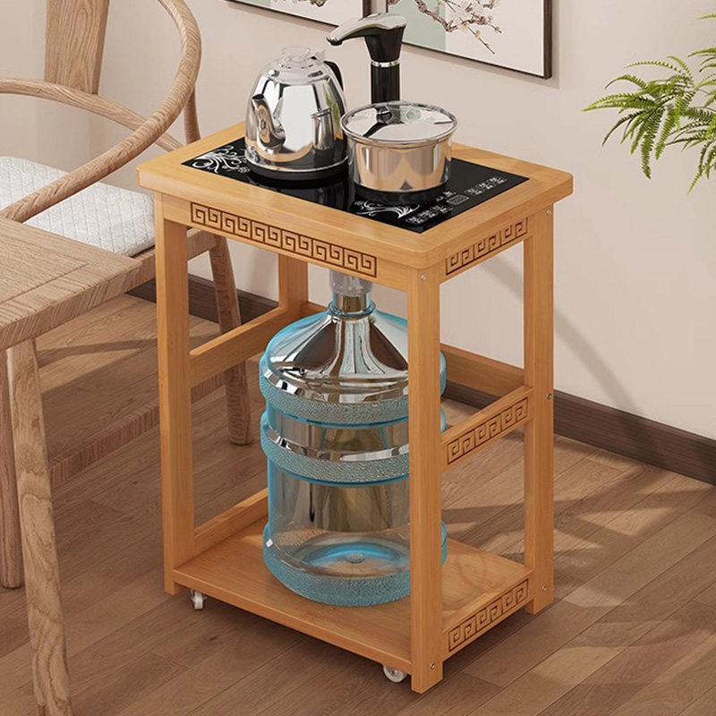 可移动小茶台家用茶桌侧边柜茶几