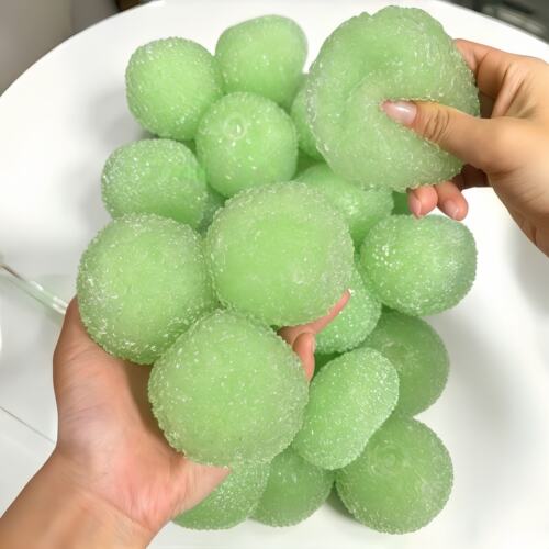 捏个青果！水晶捏捏乐手作球解压玩具冰沙手感吵吵球学生发泄神器