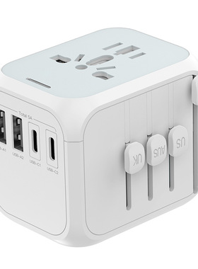 旅行充电器TypeC插座自恢复保险丝美欧英澳规3092A2C多功能充电座