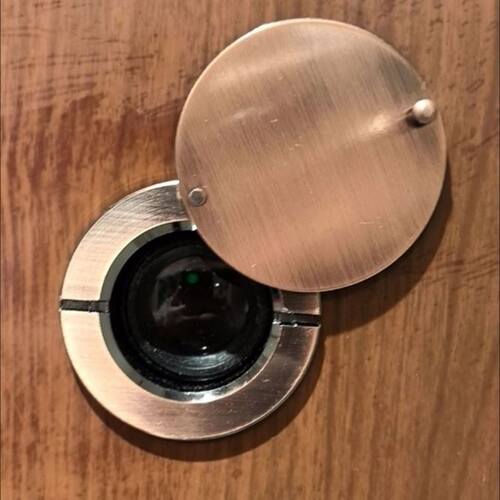 羊眼宾馆门酒店门玻璃镜片广角防旋防盗门高清防撬200度 门镜猫眼