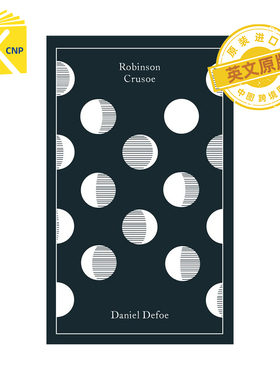 中图跨境 英文原版 企鹅布纹布面经典系列 鲁宾逊漂流记 Robinson Crusoe  丹尼尔 笛福 Daniel Defoe 进口正版书籍