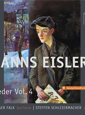 【中图音像】汉斯·艾斯勒 Lieder Vol. 4 CD 61321262 MDG