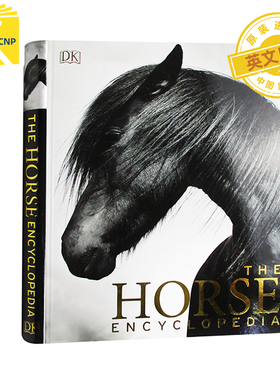 英文原版 DK百科全书系列 马类百科  DK- The Horse Encyclopedia  Elwyn Hartley Edwards 科学科普 大开本进口书