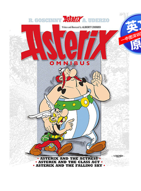 中图跨境 英文原版 高卢英雄历险记31-33 合订本 卷十一 儿童趣味冒险励志漫画故事书Asterix Omnibus 11 高卢人阿斯特克斯