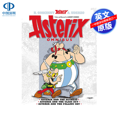 中图跨境 英文原版 高卢英雄历险记31-33 合订本 卷十一 儿童趣味冒险励志漫画故事书Asterix Omnibus 11 高卢人阿斯特克斯