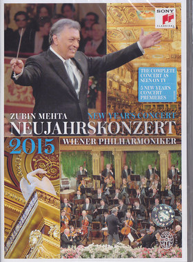 【中图音像】2015年维也纳新年音乐会New Year Concert DVD 现货