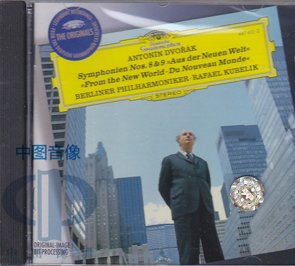 【中图音像】德沃夏克:第8、9交响曲CD 库贝利克 4474122 环球