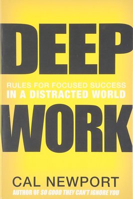 中图跨境 英文原版 深度工作一个分散注意力的世界 DEEP WORK RULES FOR FOCUSED SUCCESS IN A DISTRACTED WORLD管理指南书