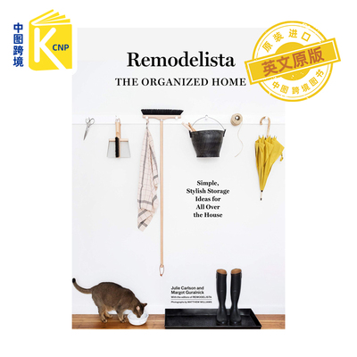 英文原版 Remodelista: The Organized Home 打造井然有序的家居环境 家居达人室内设计 进口正版设计书籍