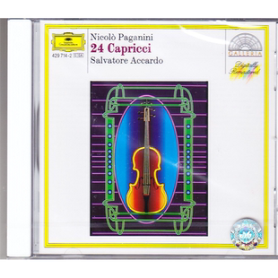 中图音像 原装 帕格尼尼24首随想曲 小提琴 进口CD 阿卡多